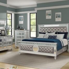 B1937-SYMPHONY-BEDROOM SET-SILVER