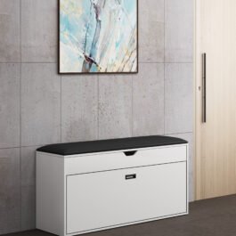 SHR05-SHOE CABINET-WHITE