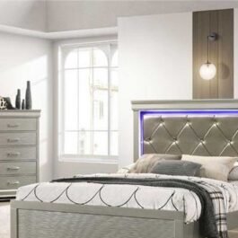 JEWEL – CHAMPAGNE BEDFRAME-DOUBLE