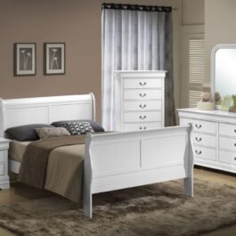 LP – WHITE – 8PCS BEDROOM SET
