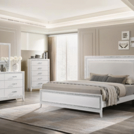 PEARL – WHITE – 8 PCS BEDROOM SET