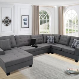 CASTLE-DARK GREY FABRIC