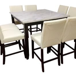 AMBER – DINING SET-7PCS SET-BEIGE