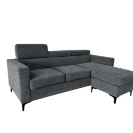 SHELLY – CHARCOAL BLACK FABRIC