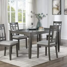 EVA-5 PCS DINING SET-GREY