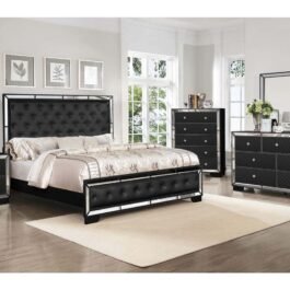 B1221-MADISON-BEDROOM SET-BLACK