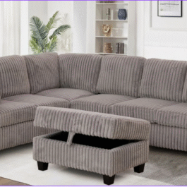 GILLIAN – GREY/CORDUROY