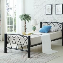 BD – 9016- BLACK-PLATFORM BED