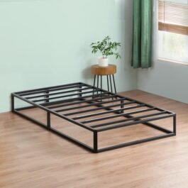 101 – BLACK- METAL PLATFORM BED
