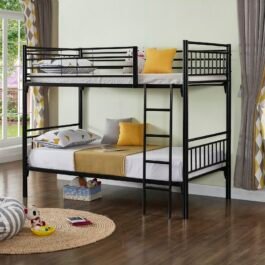 B-510-BK-BUNKBED-S/S-BUNK-BED-(BLACK)
