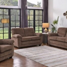 CRYSTAL – CURDROY SOFA – BROWN