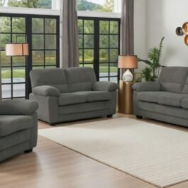 CRYSTAL – CURDROY SOFA – GREY