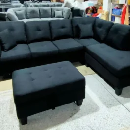 DF 1012- SECTIONAL SOFA- BLACK