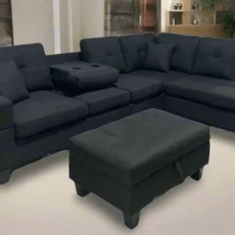 DF 2401 – SECTIONAL SOFA- BLACK