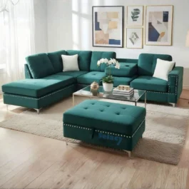 DF 2402 – SECTIONAL SOFA- GREEN