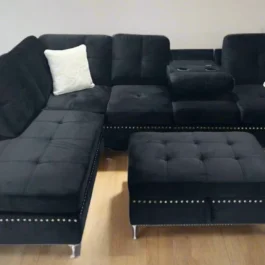 DF 2402 – SECTIONAL SOFA- BLACK