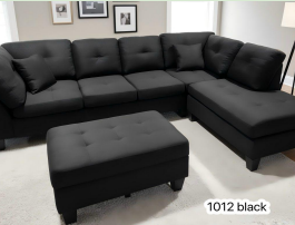 DF 1012- SECTIONAL SOFA- BLACK