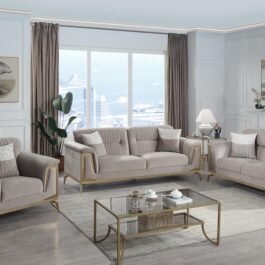 L6125-AIDA-SOFA SET-BEIGE