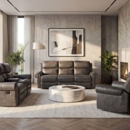 L3965-SUPRA-SOFA SET-GREY