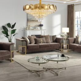 L5825-MALIBU-SOFA SET-DARK TAUPE