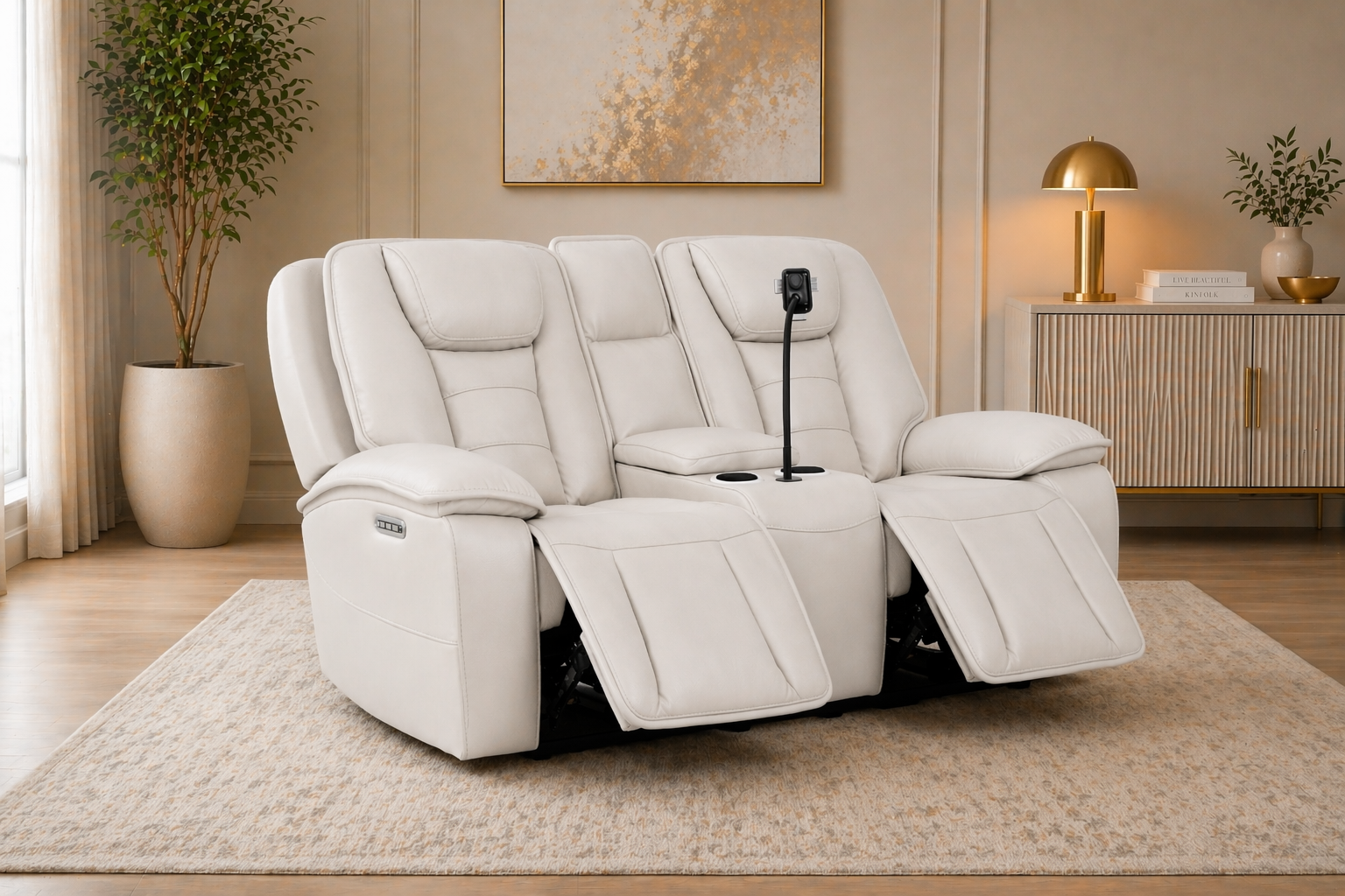 L4165-HENESSEY-SOFA SET-WHITE - Image 3