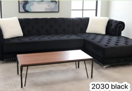 DF 2030 – SECTIONAL SOFA- BLACK