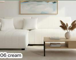 DF 2506 – SECTIONAL SOFA- CREAM