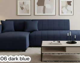 DF 2506 – SECTIONAL SOFA- DARK BLUE