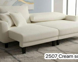 DF 2507 – SECTIONAL SOFA- CREAM
