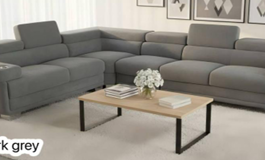 DF 2502 – SECTIONAL SOFA- DARK GREY