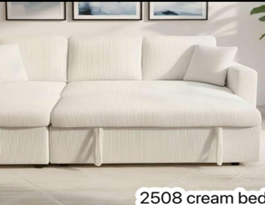 DF 2508 – SOFA BED- CREAM