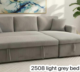 DF 2508 – SOFA BED- LIGHT GREY