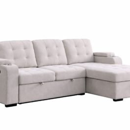 BRS – RHF SECTIONAL SLEEPER – BEIGE