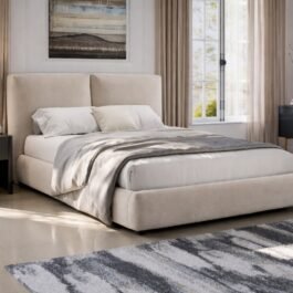 BR – BED FRAME – BEIGE