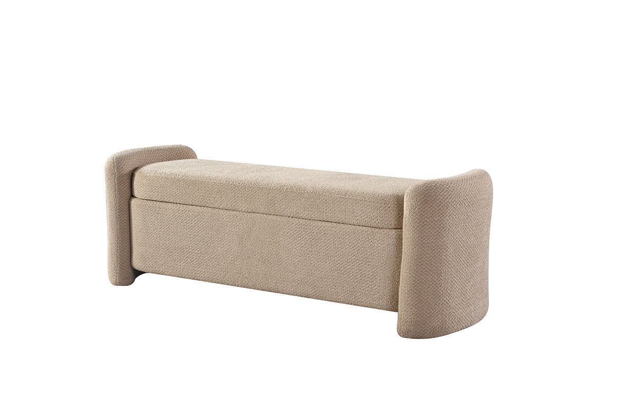 BR - STORAGE BENCH - BEIGE - Image 3