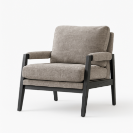 BR – ARM CHAIR – GREY