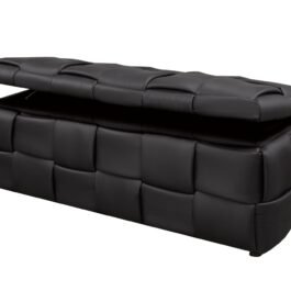 BR – STORAGE OTTOMAN – BLACK