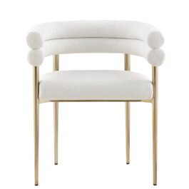 BR – CHAIR SET OF 2 – CREAM/GOLD