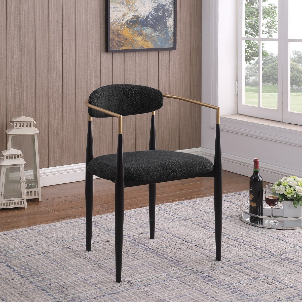 BR - CHAIRS - SET OF 2 - BLACK - Image 3