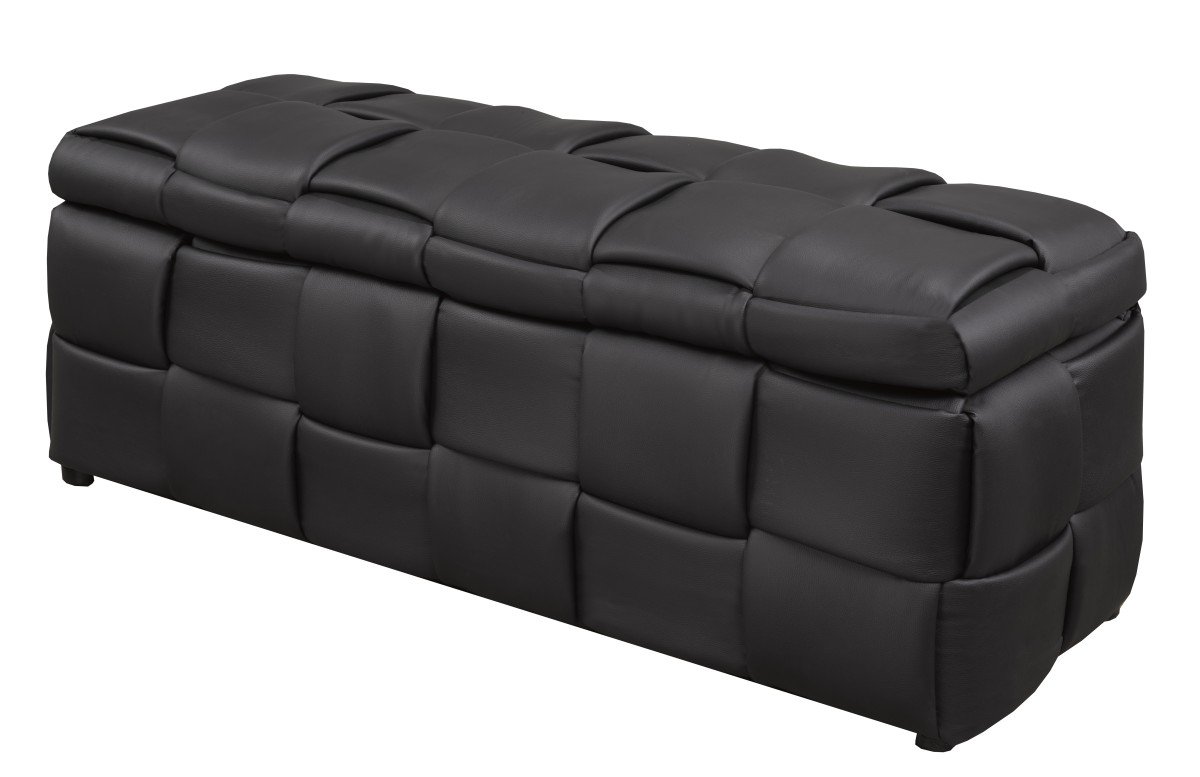 BR - STORAGE OTTOMAN - BLACK - Image 2