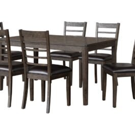 BR – 7-PIECE DINING SET – ESPRESSO