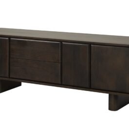 BR – 63” TV STAND – DARK WALNUT