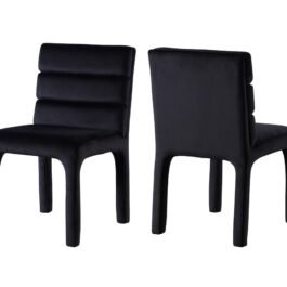 BR – CHAIR SET OF 2 – BLACK
