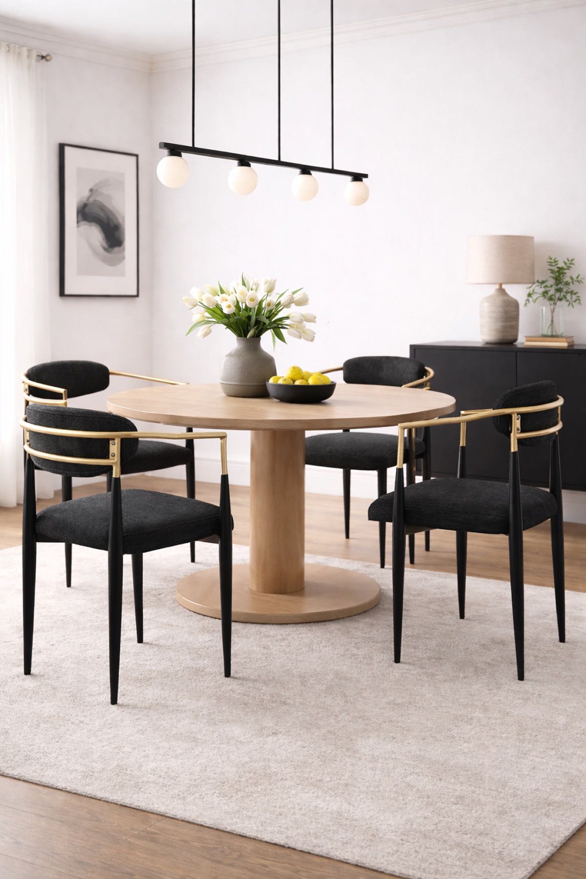 BR - CHAIRS - SET OF 2 - BLACK - Image 2