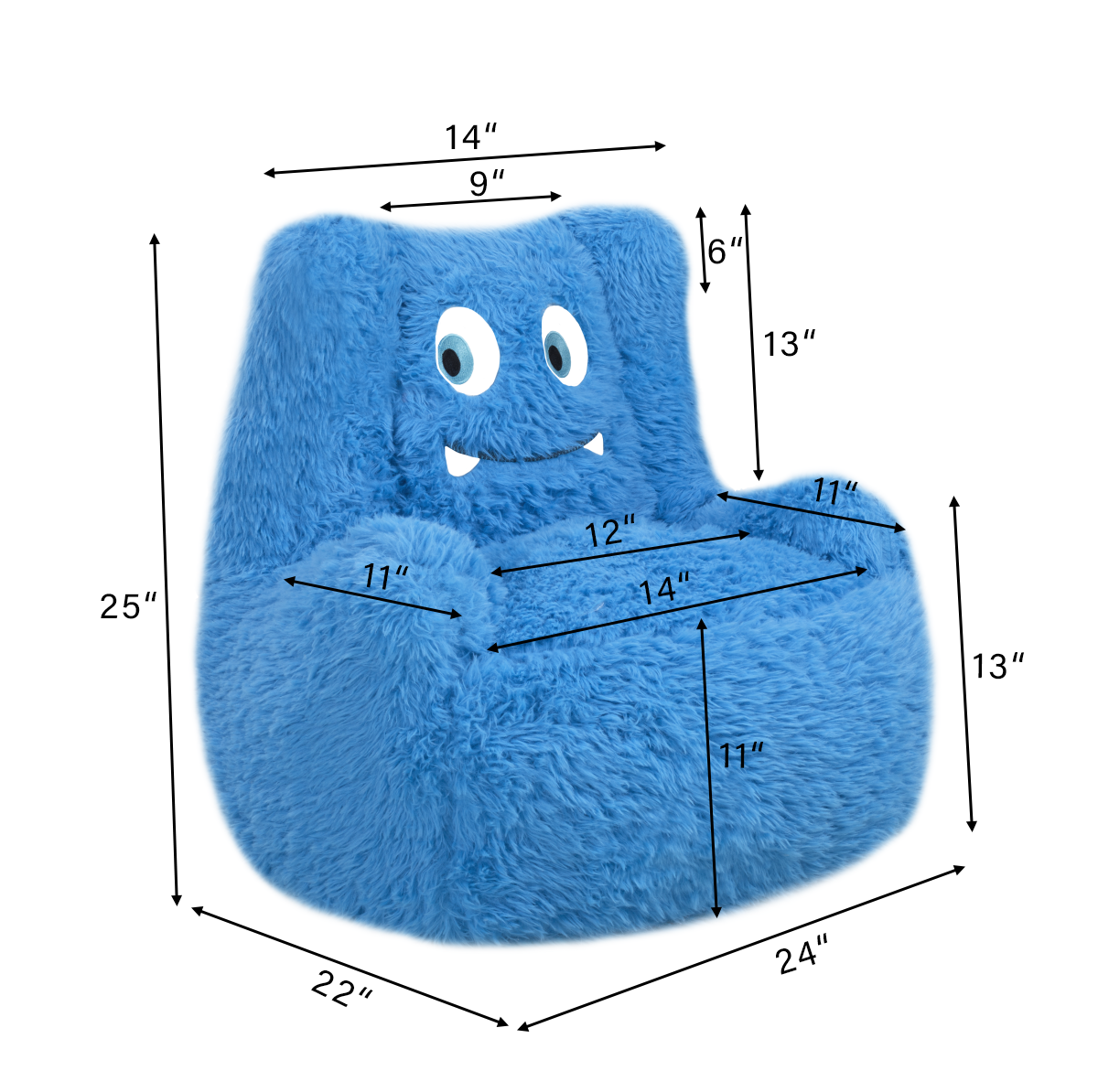 BR - KIDS' CHAIR - BLUE - Image 3