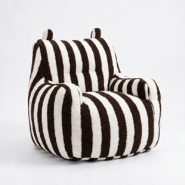 BR – KIDS’ CHAIR – BROWN/CREAM