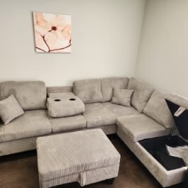 DF 2510 – SECTIONAL SOFA- LIGHT GREY