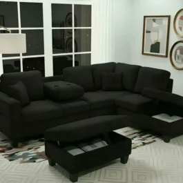 DF 2510 – SECTIONAL SOFA- BLACK